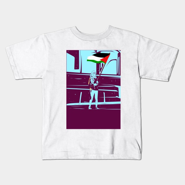 FREE PALESTINE VOL. 1 Kids T-Shirt by skrsht